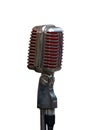 1940s era microphone Royalty Free Stock Photo