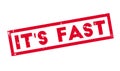 It s Fast rubber stamp