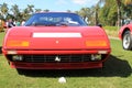 1970s Ferrari supercar frontal view Royalty Free Stock Photo