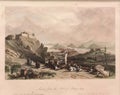 1843 S. Fisher Thomas Allom Auguste Borget Engrave Lithograph Print Sketch Macau Portuguese Macao Vintage Antique Royalty Free Stock Photo