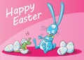 A bunny surprise for easter Royalty Free Stock Photo