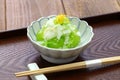 It`s a Japanese fruits salad with fresh Shine Muscat grape.