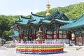ItÃ¢â¬â¢s a korean temple Royalty Free Stock Photo