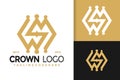S Letter Crown Elegant Logo Design, brand identity logos vector, modern logo, Logo Designs Vector Illustration Template Royalty Free Stock Photo