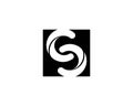 S letter infinity icon logo