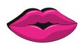 90s lips retro cartoons