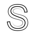 S logo studio letter s design icon logotype technology font