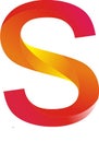 S logo Royalty Free Stock Photo