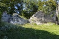 It`s a medieval remains of a fort in Hungary from the mid XV. century