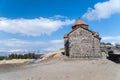 Back View of Stunning Sevanavank Monastery in Armenia Royalty Free Stock Photo