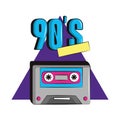 90s music cassette