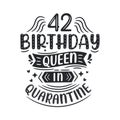 It\'s my 42 Quarantine birthday. 42 years birthday celebration in Quarantine
