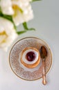 It`s my time! Runeberg`s tart or cake is a Finnish traditional d