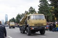 S-125 Neva, NATO reporting name SA-3 Goa. Surface-to-air missile system. Victory Parade in Baku - Azerbaijan: 10