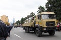 S-125 Neva, NATO reporting name SA-3 Goa. Surface-to-air missile system. Victory Parade in Baku - Azerbaijan: 10