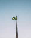 The official Brazil`s flag in BrasÃÂ­lia