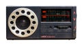 1980s Radio Tape portable music player.White backdrop With Clipping PATH Royalty Free Stock Photo