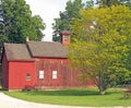 1800s red barn Berkshires Massachusetts