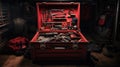 s red tool box Royalty Free Stock Photo