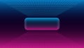 80s retro style background. Dark futuristic backdrop with two perspective grids