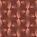 50s 60s 70s Retro Styled Seamless Pattern Trend Vector Brown Abstract Background Royalty Free Stock Photo