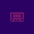 80s Retro tape music cassette