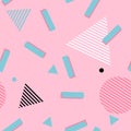 80s 90s background seamless vector pop art pattern wallpaper