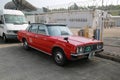 1960s -1980s old vintage hong kong red taxi