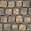 S035 Seamless texture - cobblestone pavers