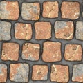 S022 Seamless texture - cobblestone pavers