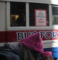 Vote, Bus For Progress, Women`s March, NYC, NY, USA