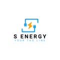 S Shape Energy logo Vector art a Vecteezy