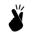 ItÃ¢â¬â¢s simple - finger snap icon in flat style. Easy icon. Finger snapping click flick hand gesture sign - vector