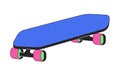 80s skateboard funky 2D linear cartoon object