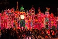 It's A Small World attraction at Disneyland ready for Christmas