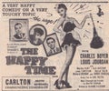 Vintage 1950s newspaper advert - The Happy Time at Carlton Theatre, Carlton.