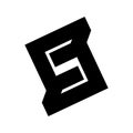 S, SS ,NS, SNS initial geometric company logo