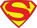 Superman S symbol logo 1944 Superman issue 26 Royalty Free Stock Photo