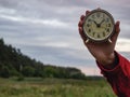 It`s time to decide something Royalty Free Stock Photo