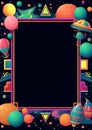 80s toy inspired frame 80s retro nostalgic