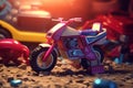 80s toy inspired playful background 80s retro nostalgic Royalty Free Stock Photo