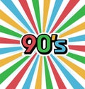 90s Vintage Art Background