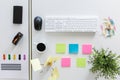 It's a well organized desk! Royalty Free Stock Photo