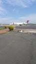 SA Airlink plane in Oribi airport in Pietermaritzburg Royalty Free Stock Photo