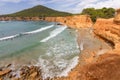 Sa Caleta beach in Ibiza Spain