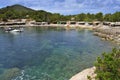 Sa Caleta cove in Ibiza Island, Spain Royalty Free Stock Photo