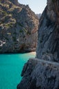 Sa Calobra beach on Mallorca, Spain Royalty Free Stock Photo