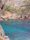 Sa Calobra Beach and sea Spain Royalty Free Stock Photo