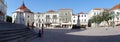 Sa da Bandeira Square in the historic heart of the town, Santarem, Portugal