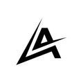 SA Letter simple Linked Luxury Premium Logo.S A Logo.